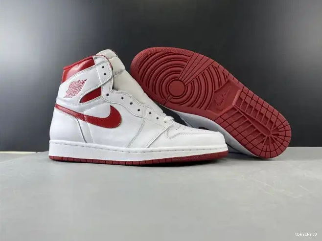 Cheap TBkick 555088-103 Metallic 1 Air Jordan (2017) Retro Red 0603